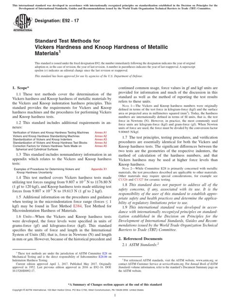 sources of error in vickers hardness test|astm e92 pdf free download.